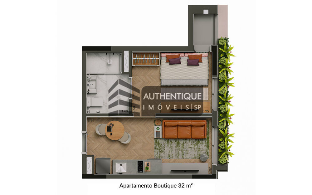 Apartamento, 1 quarto, 32 m² - Foto 30