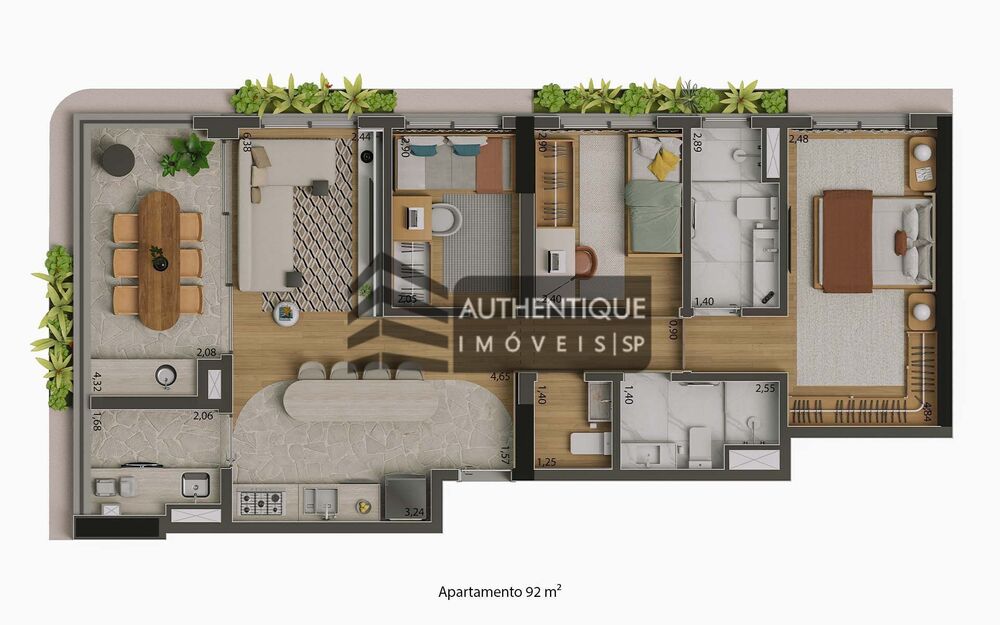 Apartamento, 1 quarto, 32 m² - Foto 4