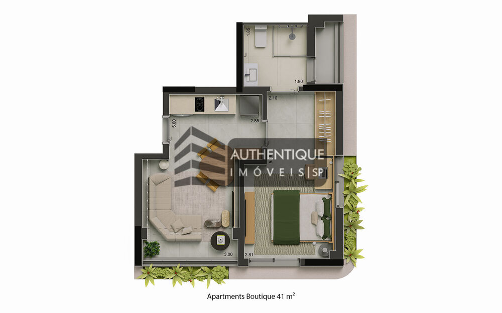 Apartamento, 1 quarto, 32 m² - Foto 37