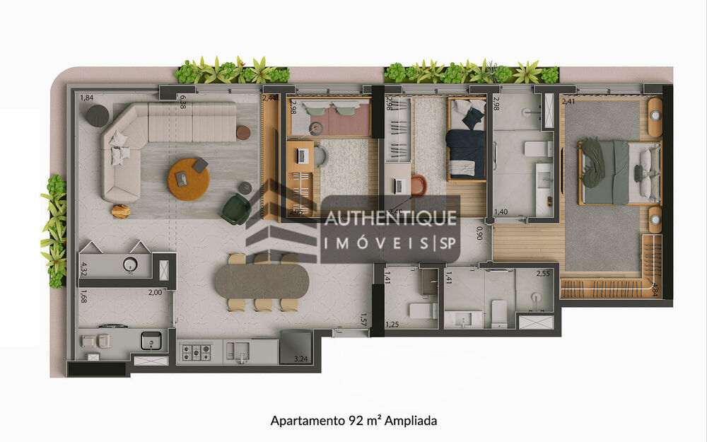 Apartamento, 1 quarto, 32 m² - Foto 5