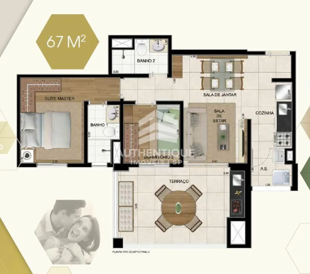 Apartamento, 2 quartos, 61 m² - Foto 10