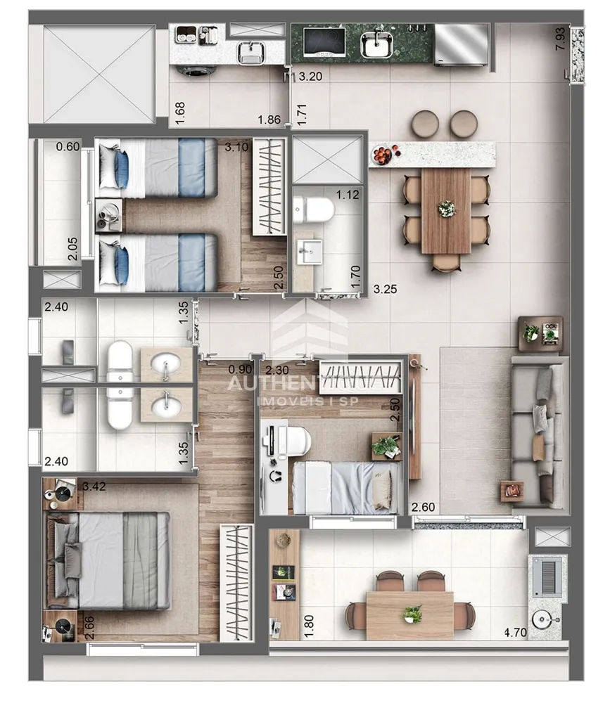 Apartamento, 3 quartos, 84 m² - Foto 12