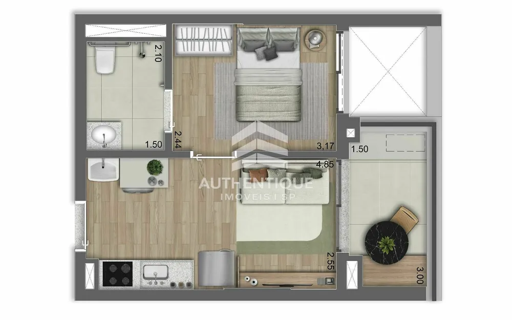 Apartamento, 1 quarto, 30 m² - Foto 10