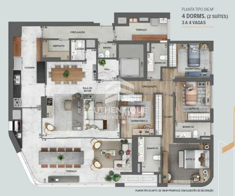 Apartamento, 3 quartos, 162 m² - Foto 16