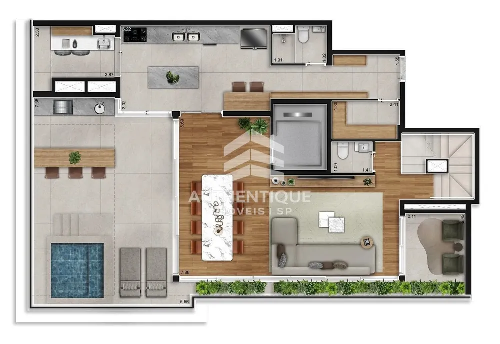 Cobertura, 4 quartos, 305 m² - Foto 15