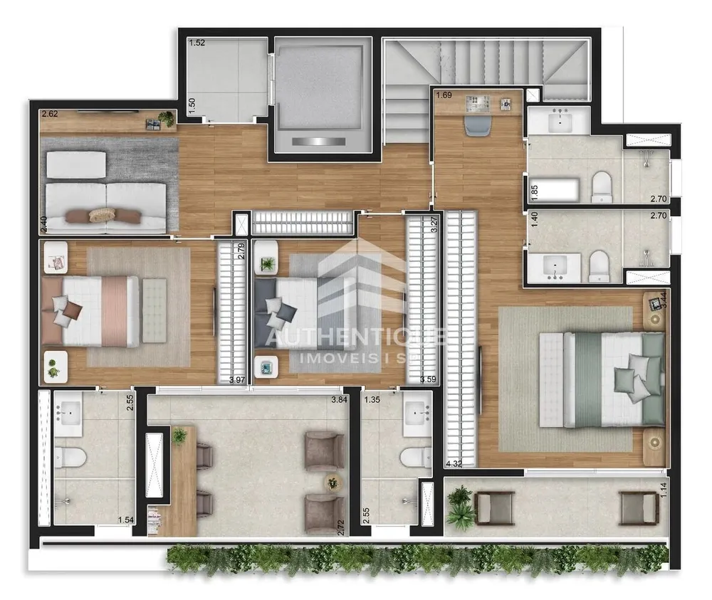 Cobertura, 4 quartos, 305 m² - Foto 14