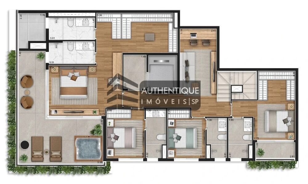 Cobertura, 4 quartos, 305 m² - Foto 4