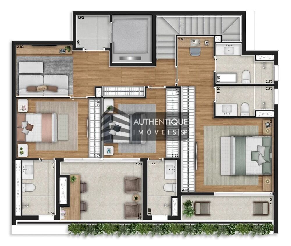 Cobertura, 4 quartos, 305 m² - Foto 3