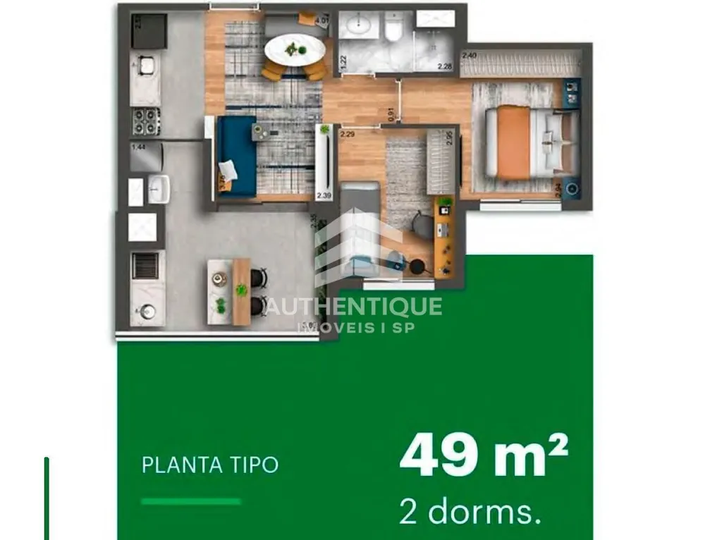 Apartamento, 2 quartos, 63 m² - Foto 7