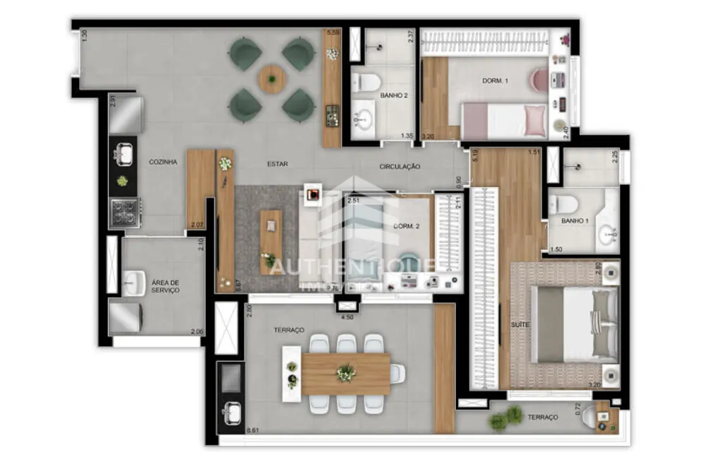 Apartamento, 3 quartos, 91 m² - Foto 9