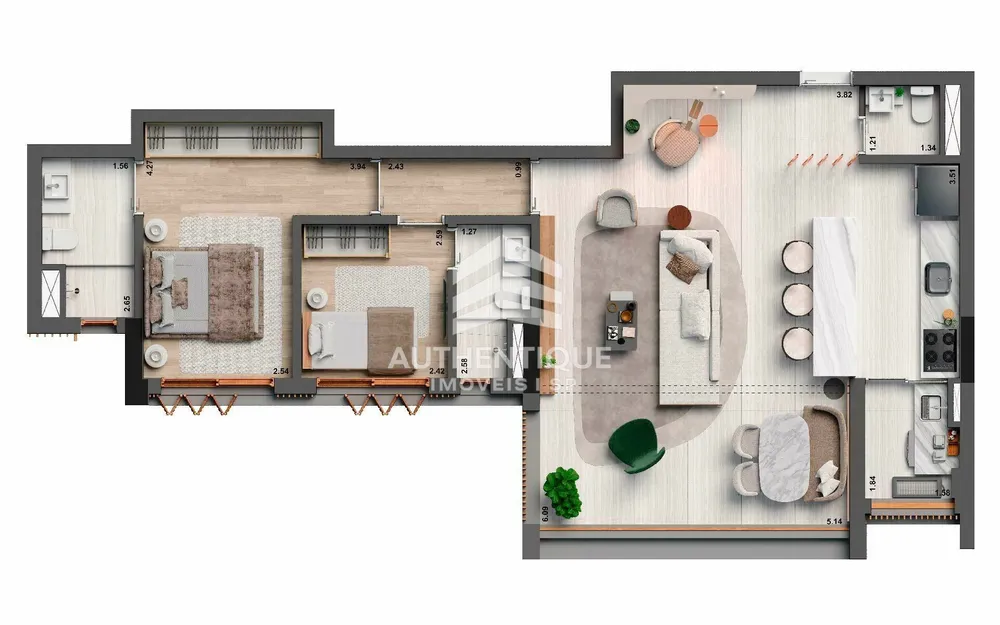 Apartamento, 3 quartos, 91 m² - Foto 11