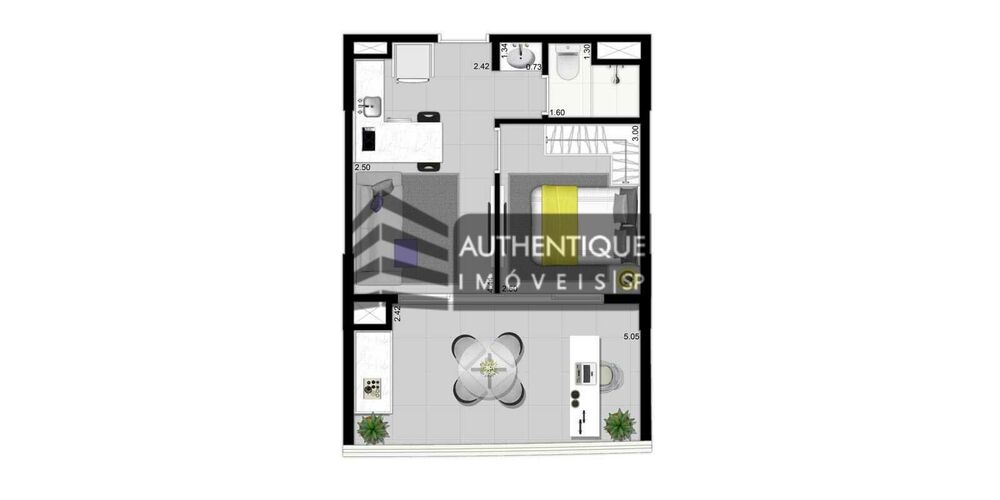 Apartamento, 1 quarto, 38 m² - Foto 4