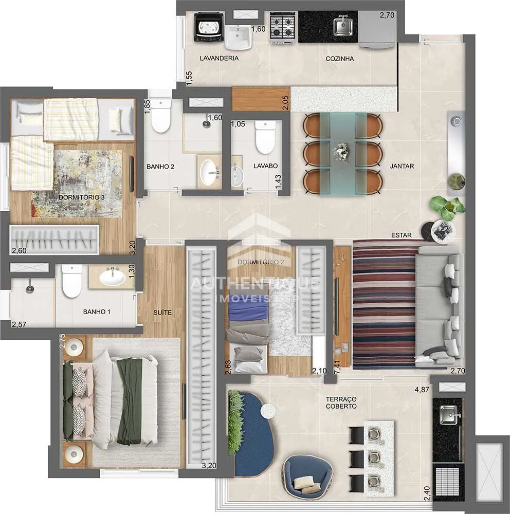 Apartamento, 3 quartos, 80 m² - Foto 15