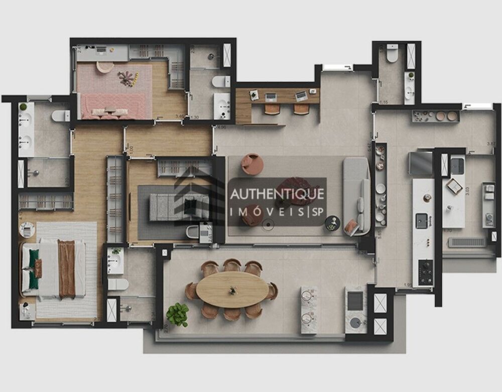 Apartamento, 2 quartos, 72 m² - Foto 4