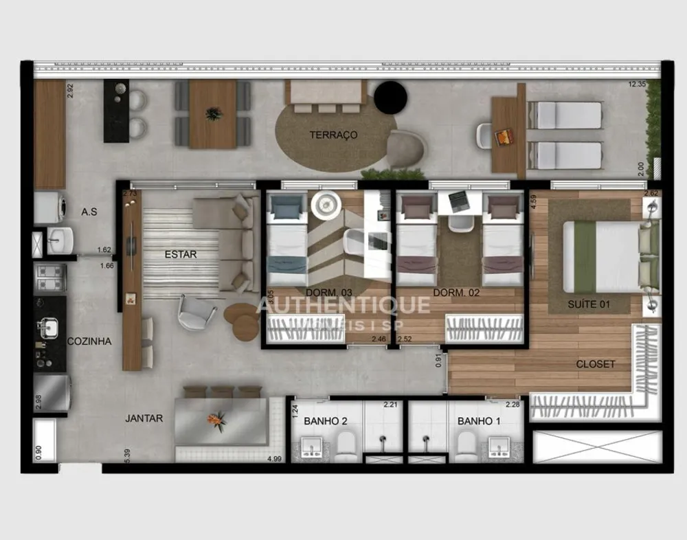 Apartamento, 3 quartos, 94 m² - Foto 6