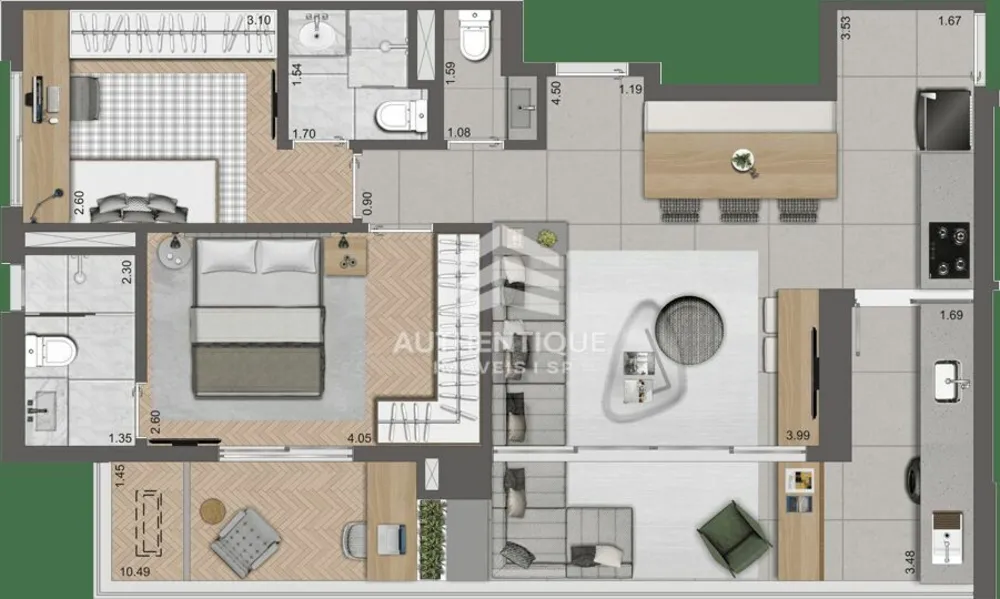 Apartamento, 3 quartos, 166 m² - Foto 18