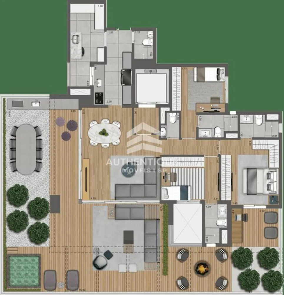 Apartamento, 3 quartos, 166 m² - Foto 20