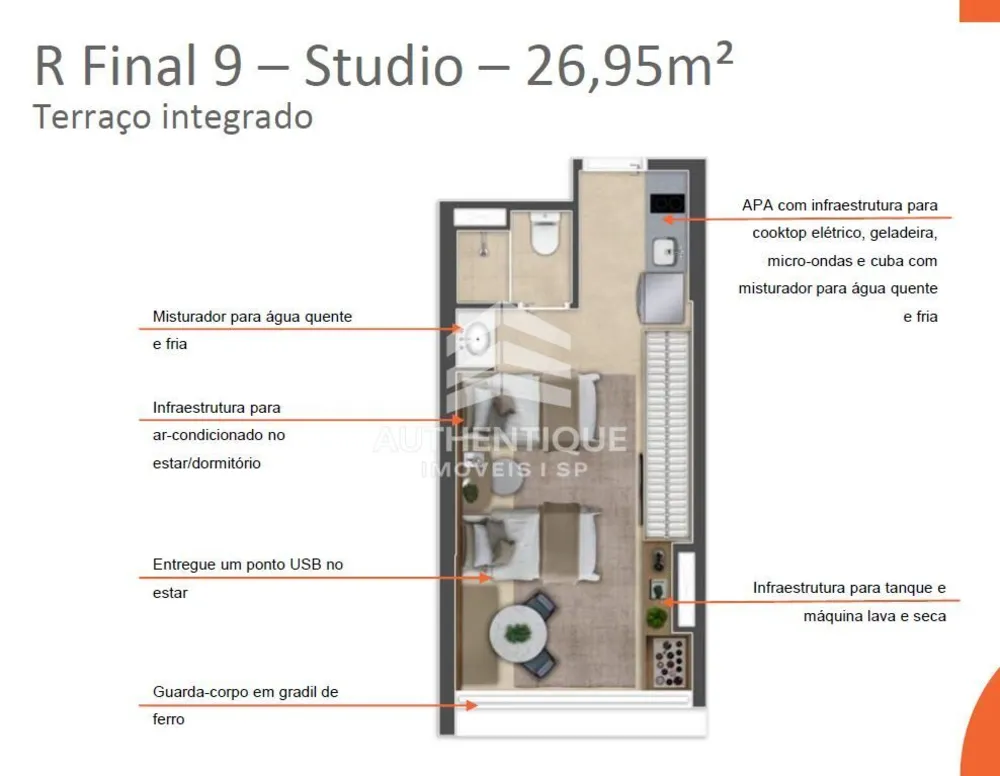 Apartamento, 1 quarto, 36 m² - Foto 20