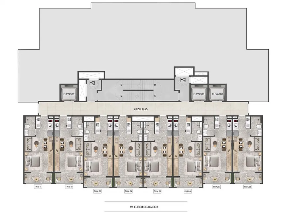 Apartamento, 1 quarto, 33 m² - Foto 9