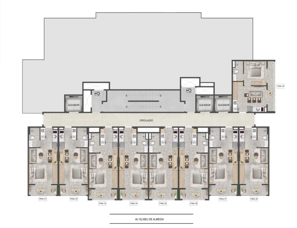 Apartamento, 1 quarto, 33 m² - Foto 11