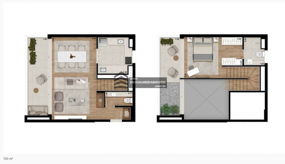 Apartamento, 1 quarto, 100 m² - Foto 14