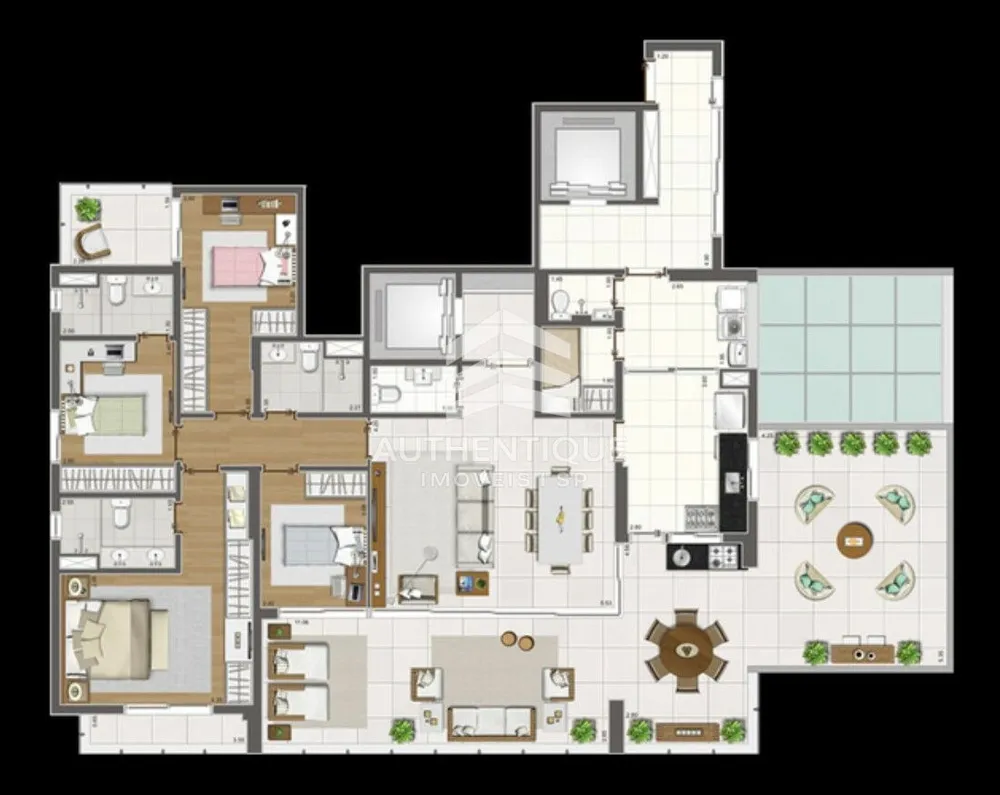 Apartamento, 3 quartos, 184 m² - Foto 8