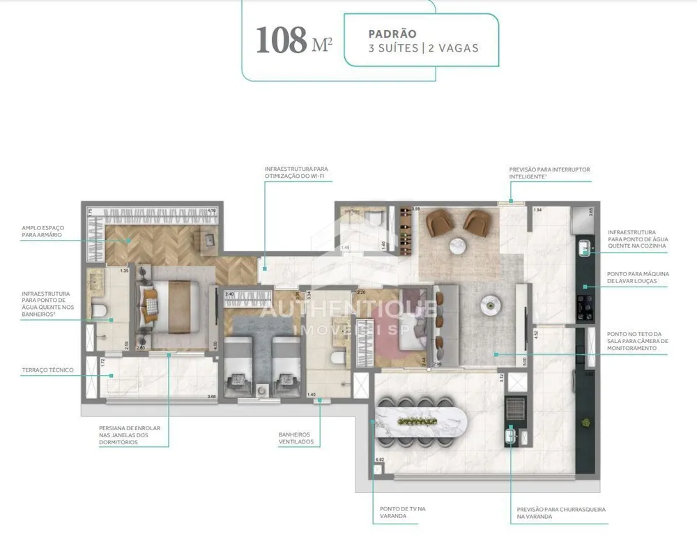 Apartamento, 3 quartos, 175 m² - Foto 6