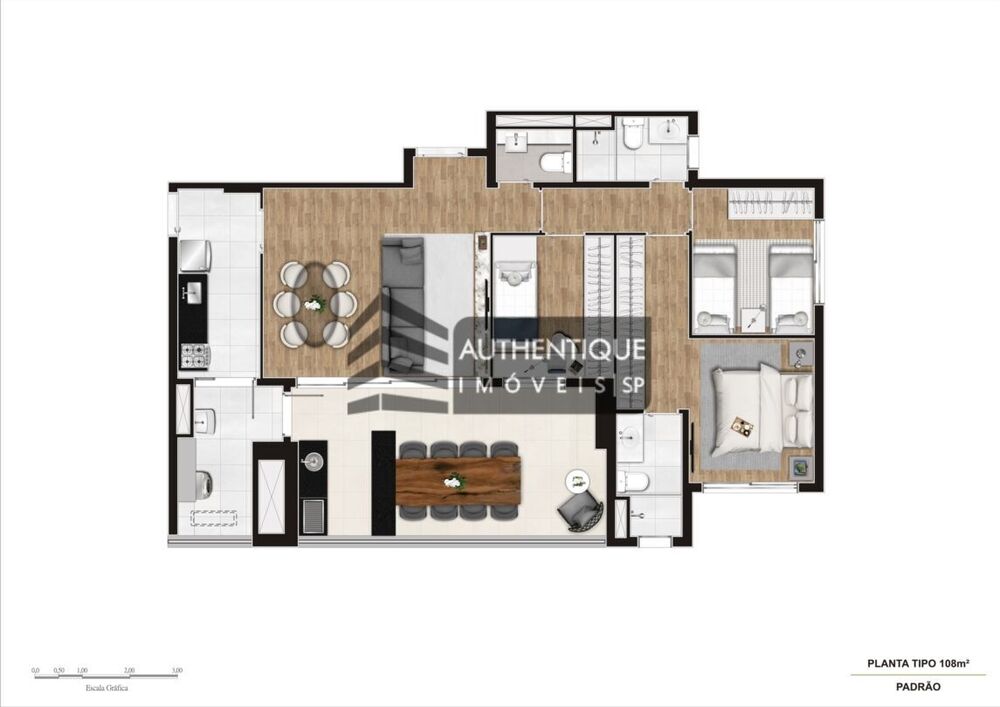 Apartamento, 3 quartos, 162 m² - Foto 11