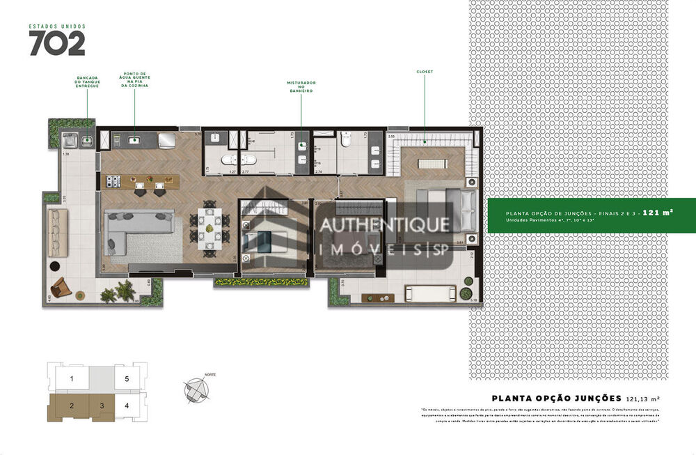 Apartamento, 3 quartos, 135 m² - Foto 16