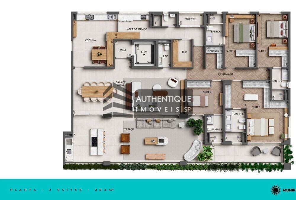 Cobertura, 3 quartos, 573 m² - Foto 7