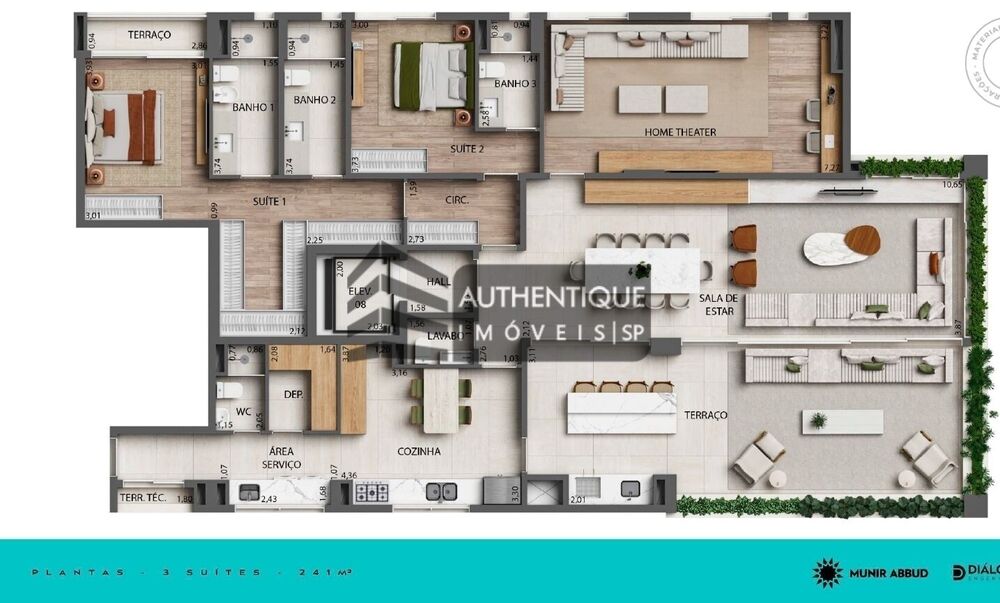 Cobertura, 3 quartos, 573 m² - Foto 9