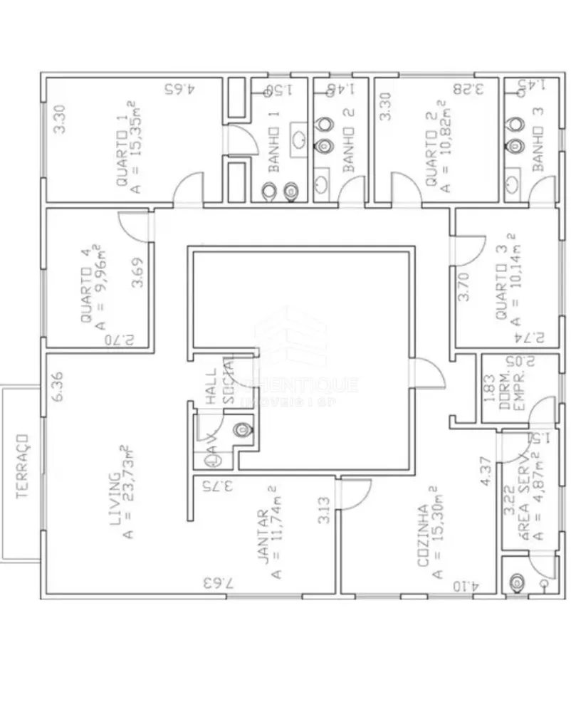 Cobertura, 4 quartos, 331 m² - Foto 40