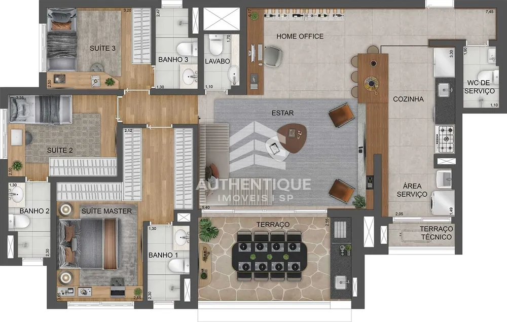 Apartamento, 3 quartos, 97 m² - Foto 6
