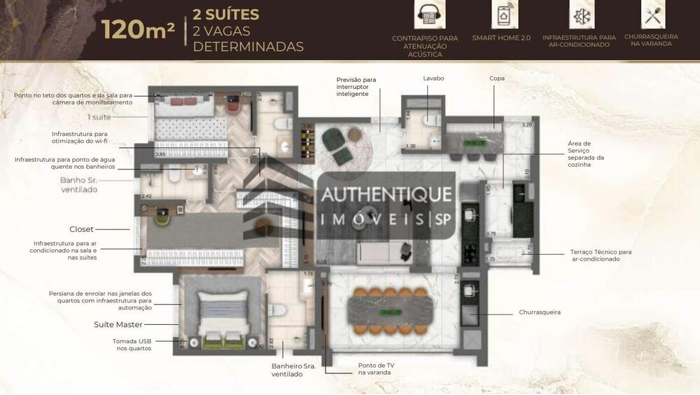 Apartamento, 3 quartos, 120 m² - Foto 22