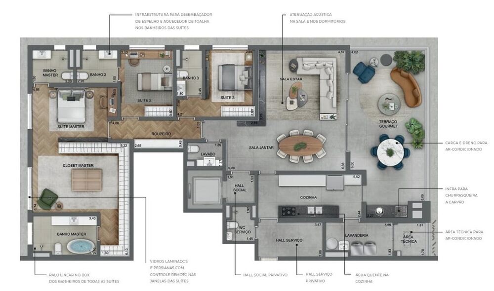 Apartamento, 3 quartos, 182 m² - Foto 29