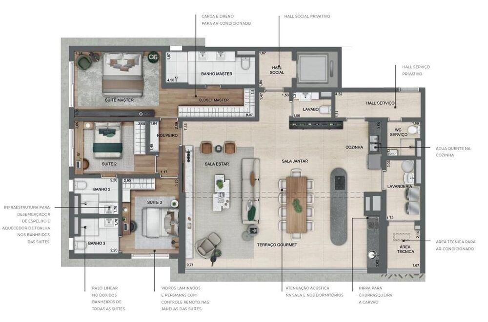 Apartamento, 3 quartos, 182 m² - Foto 25