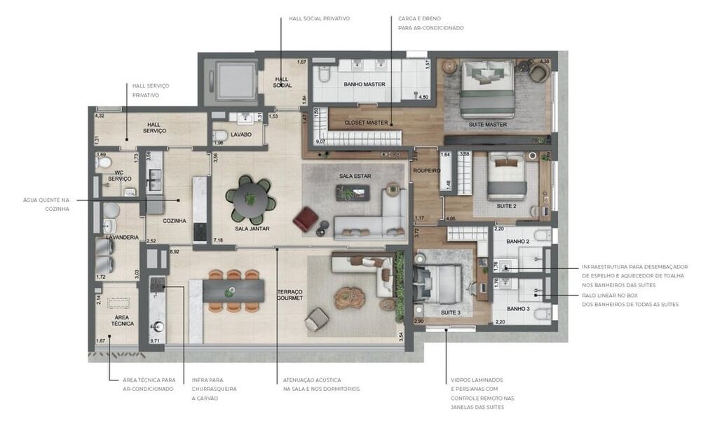 Apartamento, 3 quartos, 182 m² - Foto 24