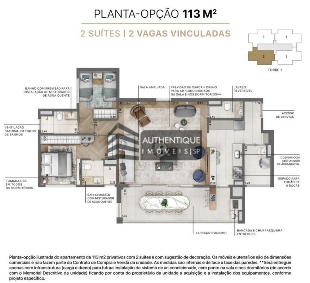 Cobertura, 4 quartos, 267 m² - Foto 19