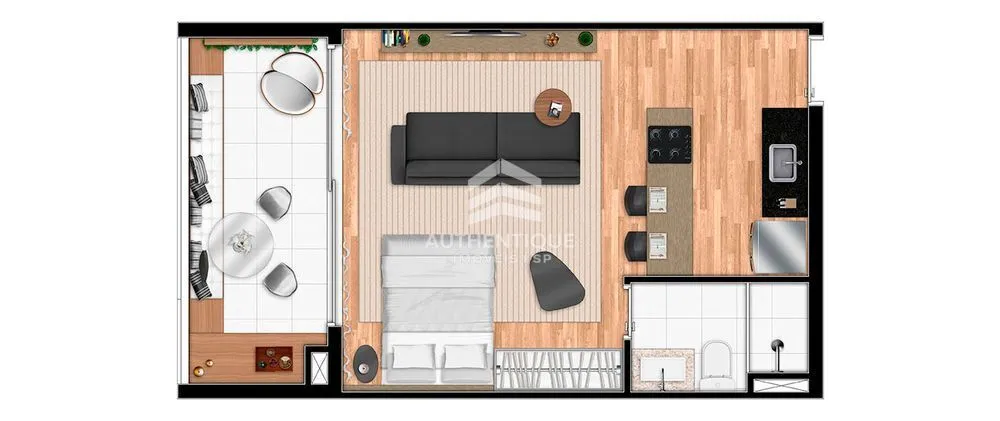 Apartamento, 1 quarto, 54 m² - Foto 13