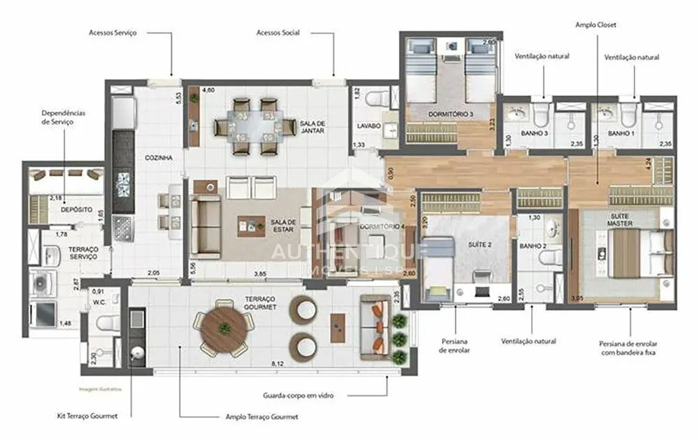 Apartamento, 3 quartos, 141 m² - Foto 24