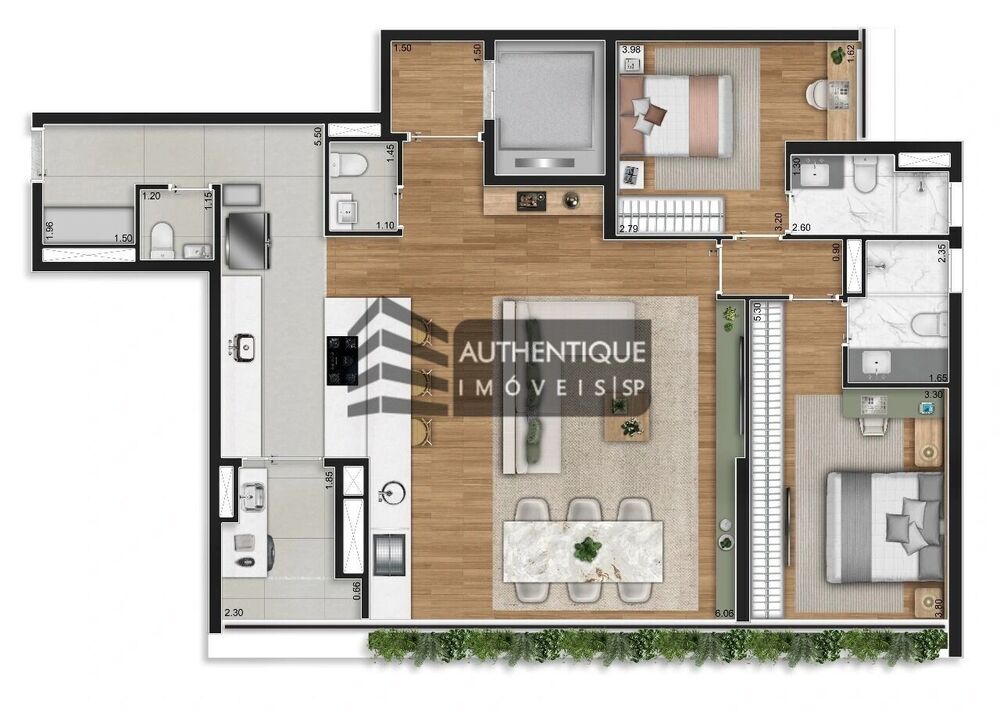 Cobertura, 3 quartos, 244 m² - Foto 7