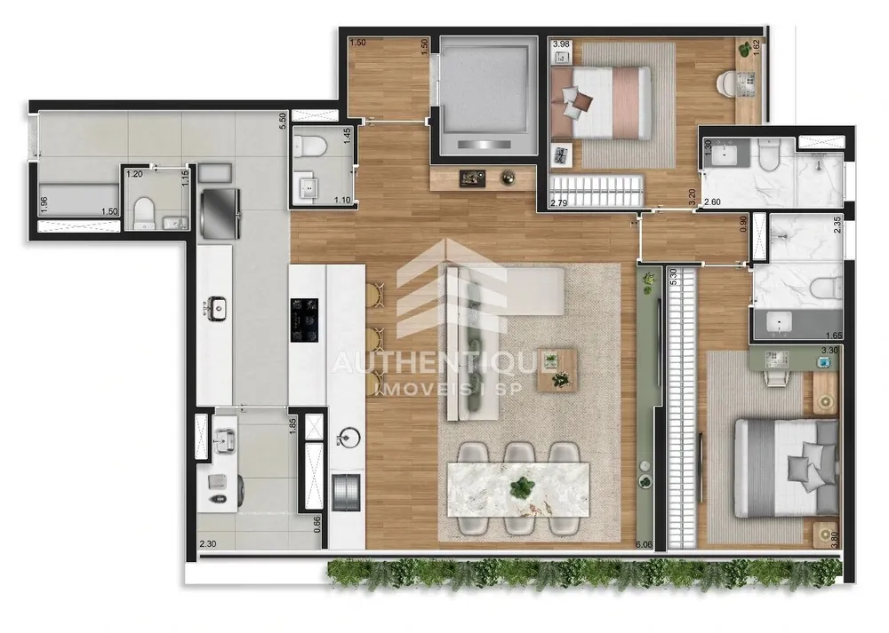 Cobertura, 3 quartos, 244 m² - Foto 13