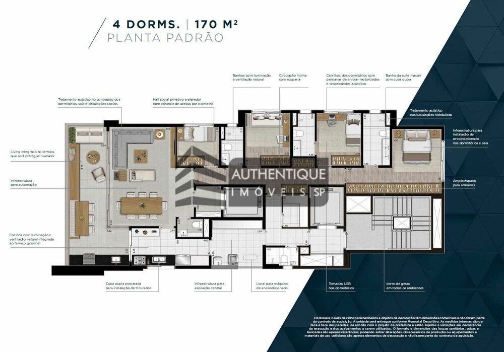 Apartamento, 4 quartos, 171 m² - Foto 12