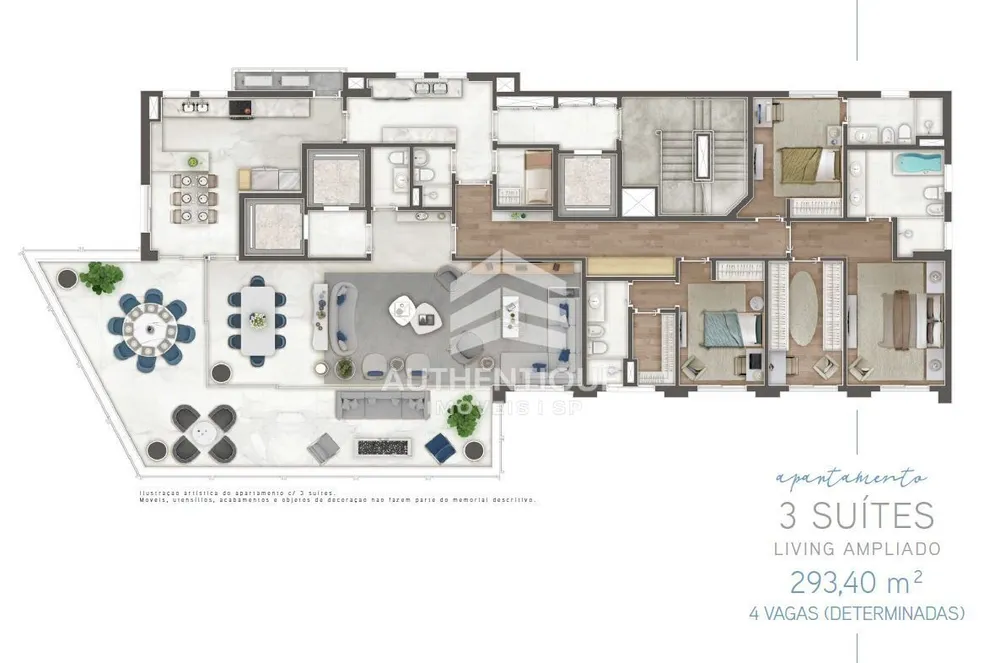 Apartamento, 4 quartos, 293 m² - Foto 5