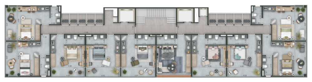 Apartamento, 1 quarto, 31 m² - Foto 21