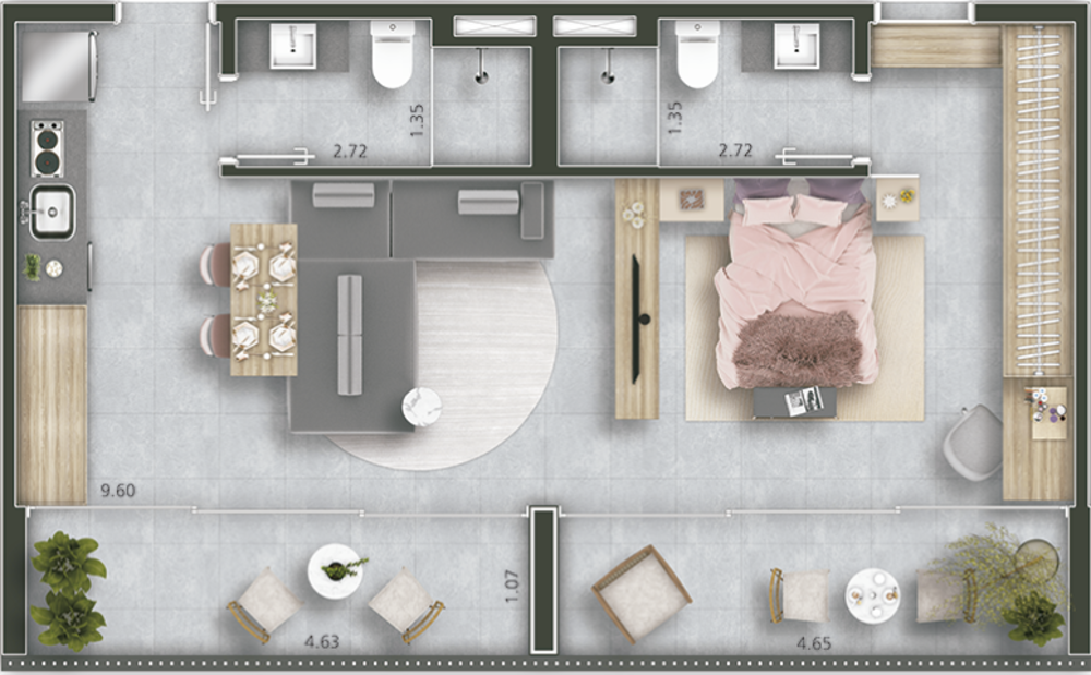 Apartamento, 1 quarto, 31 m² - Foto 22