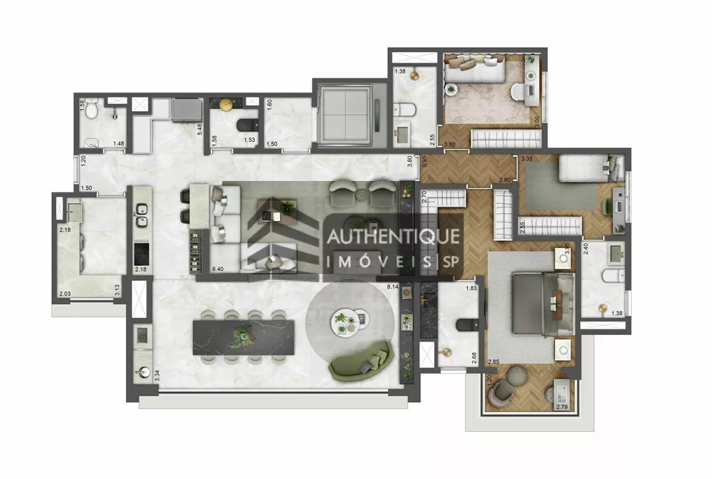 Cobertura, 3 quartos, 305 m² - Foto 29