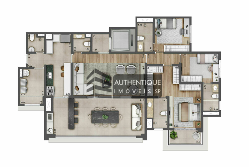 Cobertura, 3 quartos, 305 m² - Foto 26