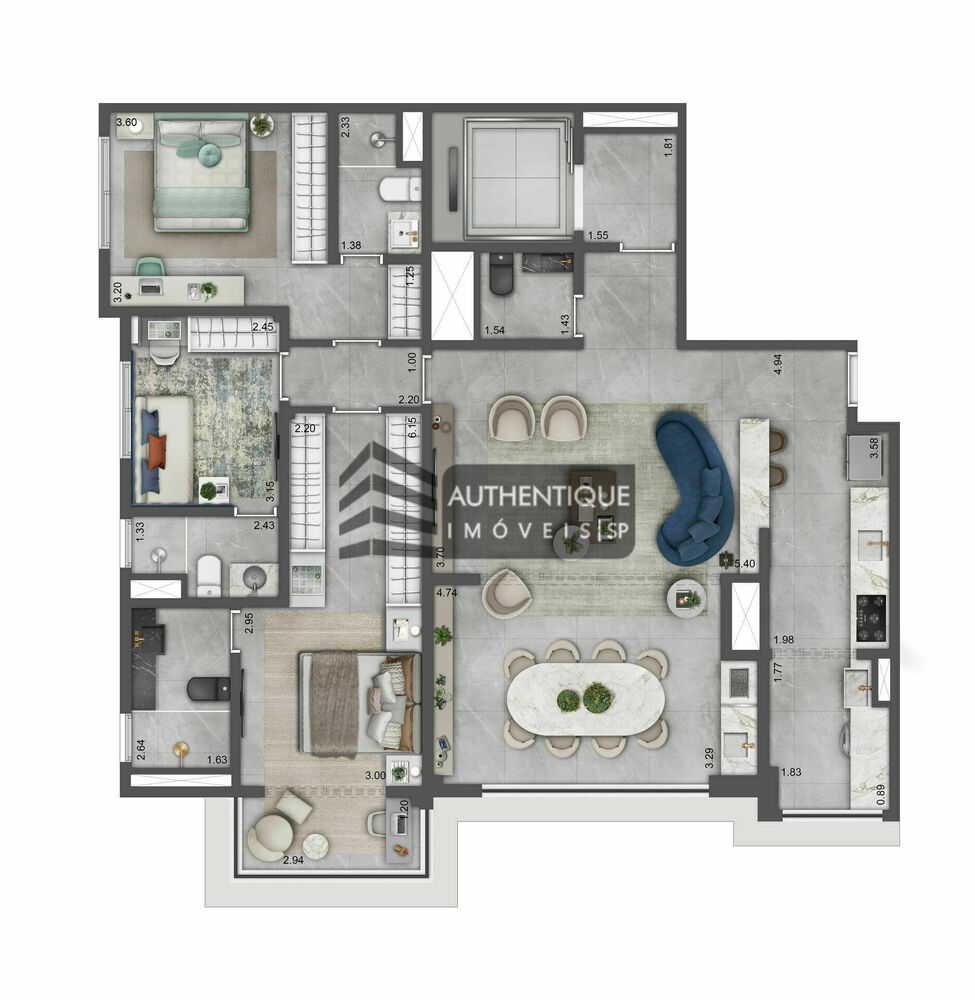 Cobertura, 3 quartos, 305 m² - Foto 27