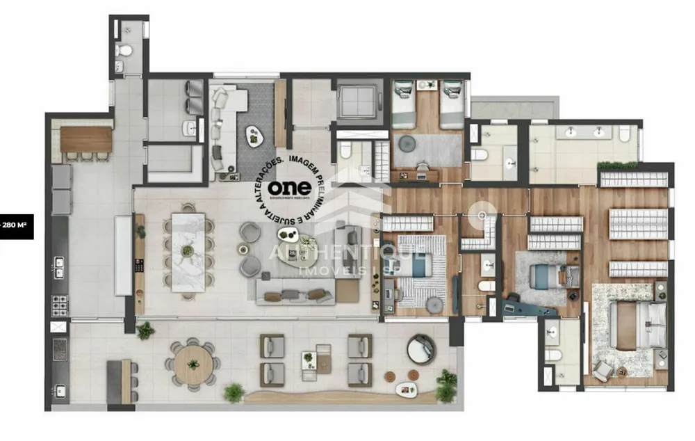 Cobertura, 4 quartos, 347 m² - Foto 12